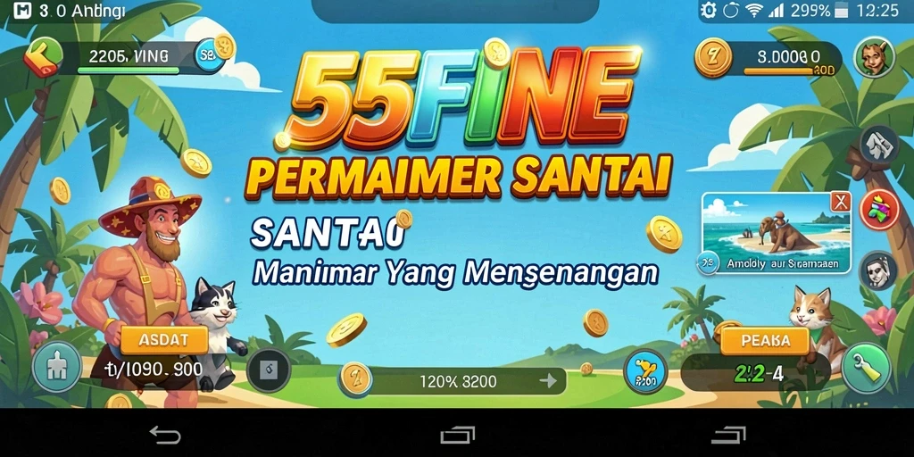 Tampilan gameplay seru dan interaktif dari 55FIVE.