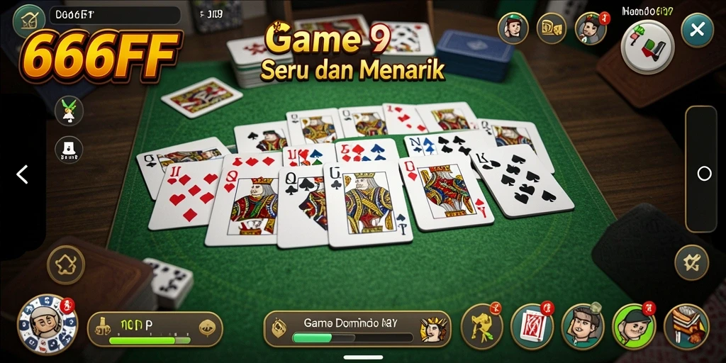 Tampilan gameplay seru dalam 666FF dengan pemain yang berinteraksi.