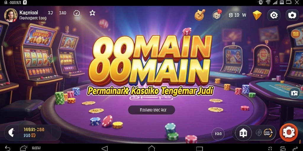 Tampilan gameplay menarik dari aplikasi Kasino 88MAIN.