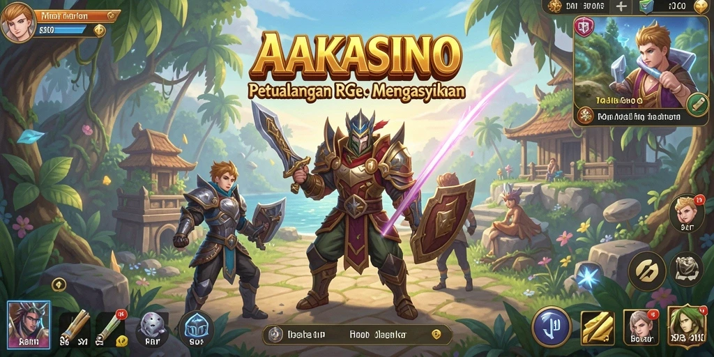 Tangkapan layar petualangan RPG yang mendebarkan di AAKASINO.