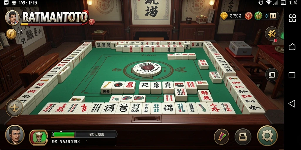 Tangkapan layar utama menampilkan keseruan permainan Mahjong BATMANTOTO.