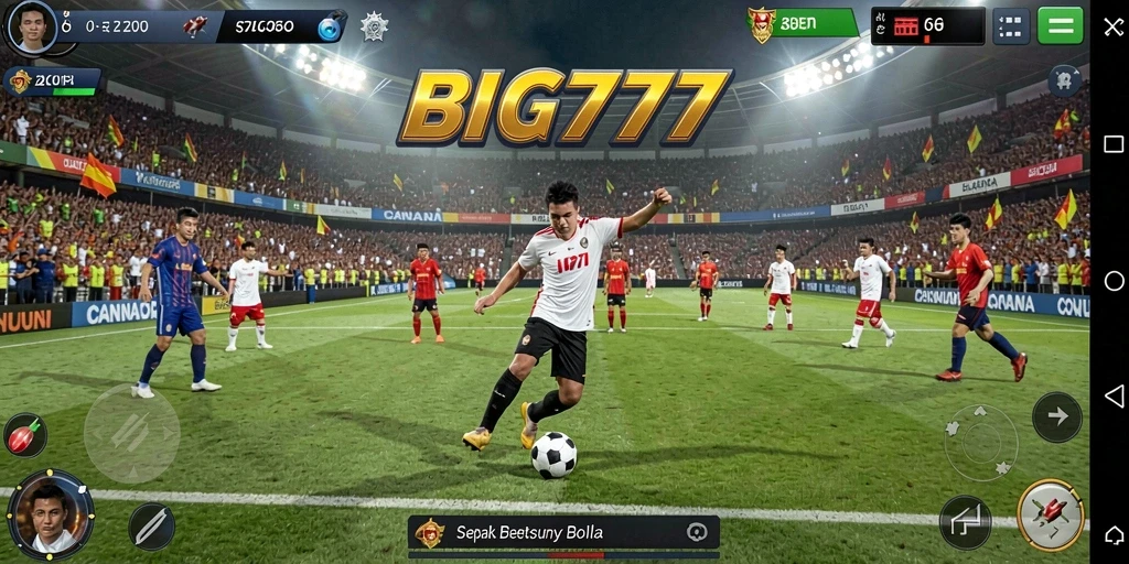 Tampilan permainan sepak bola yang mendebarkan dalam BIG777.