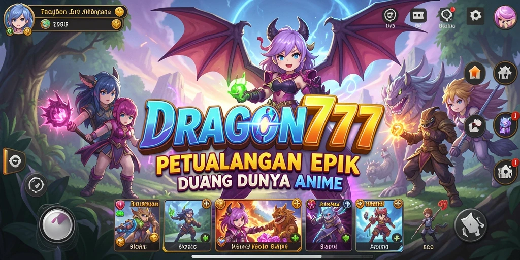 Gameplay seru dalam dunia Anime penuh aksi.