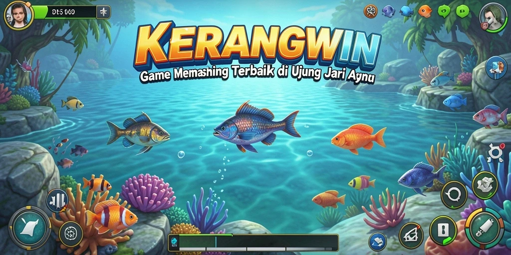 Gameplay KERANGWIN yang seru dan menantang di lautan.
