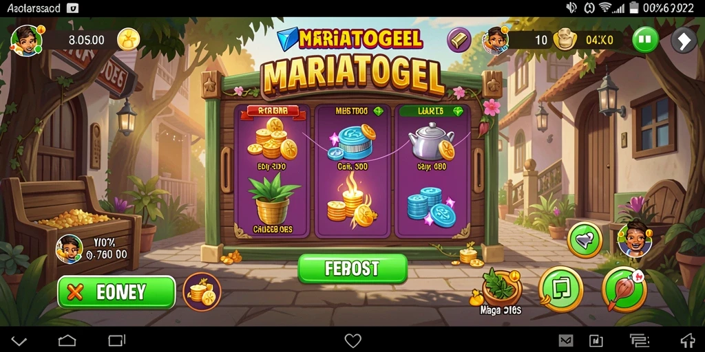 Tampilan gameplay menarik dari <strong>MARIATOGEL</strong> dengan berbagai sumber daya.