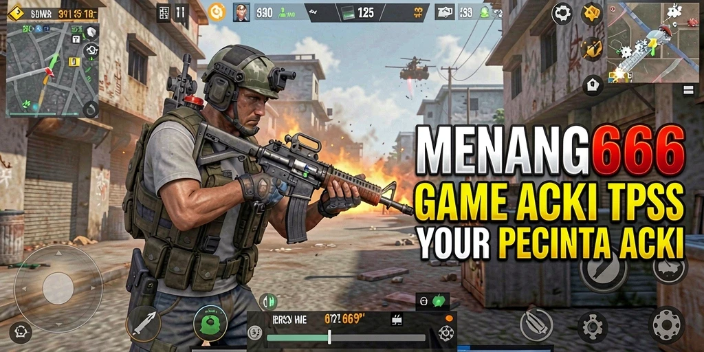 Screenshot utama MENANG666 menampilkan aksi seru di medan perang.