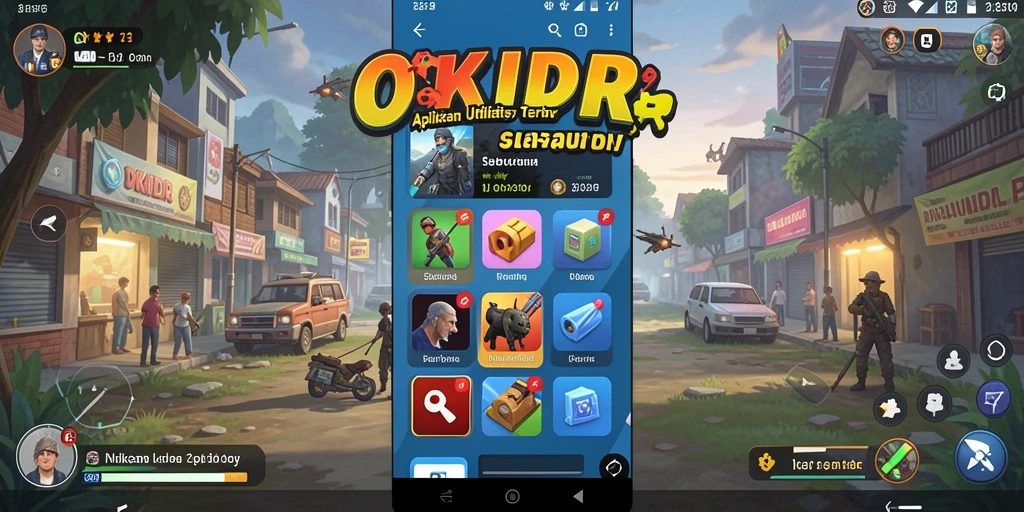 Screenshot utama OKIDR menampilkan antarmuka pengguna yang sederhana dan fungsional.