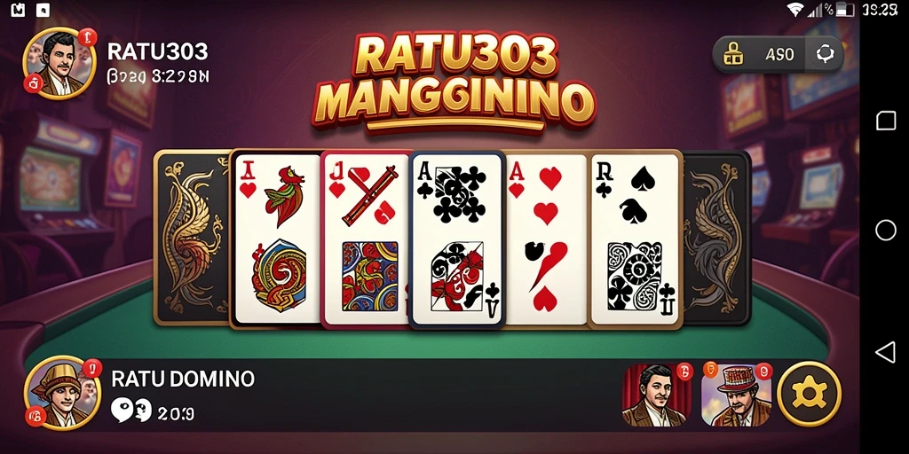 Tampilan menarik gameplay RATU303 dalam mengadu strategi Domino.