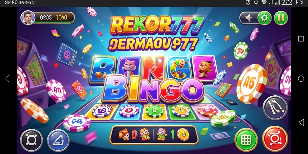 Tampilan screenshot gameplay Bingo yang menarik di REKOR777.