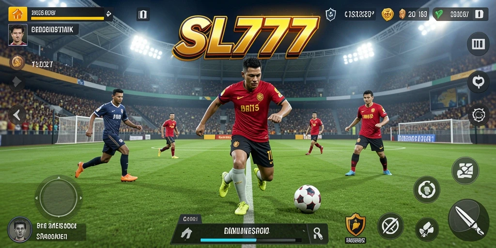 Tampilan gameplay SL777 yang mendebarkan dan penuh aksi olahraga.