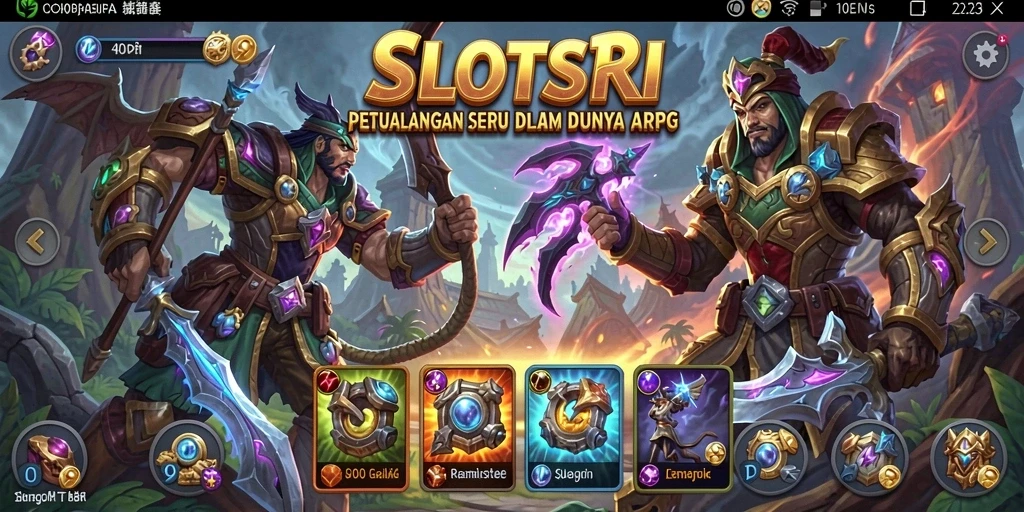 Tampilan gameplay SLOTSRI yang mendebarkan dan grafis yang menakjubkan.