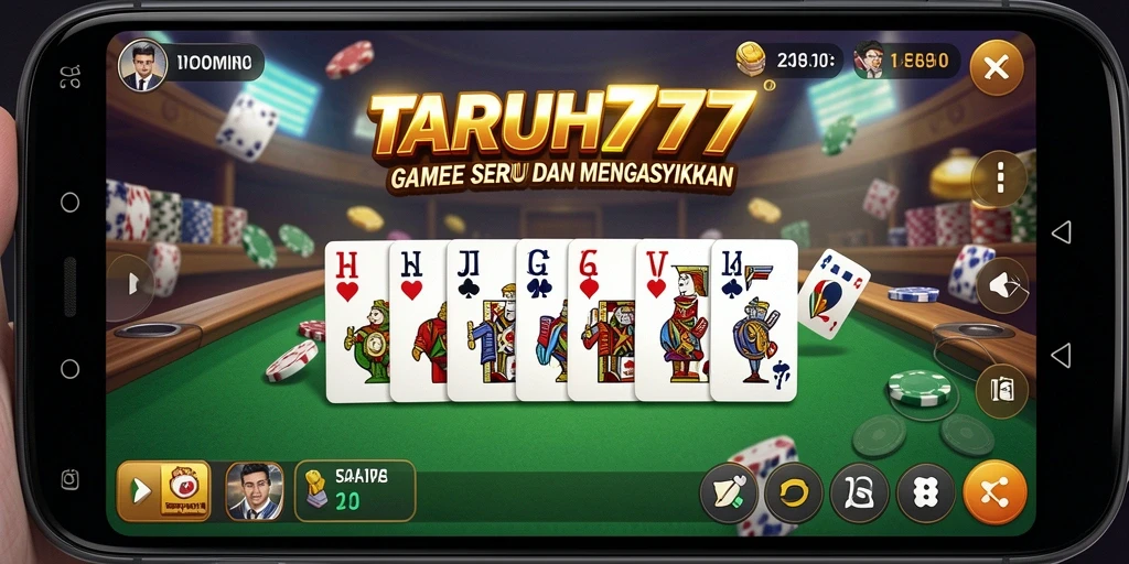TARUH777 menampilkan gameplay domino yang menegangkan dan interaktif.