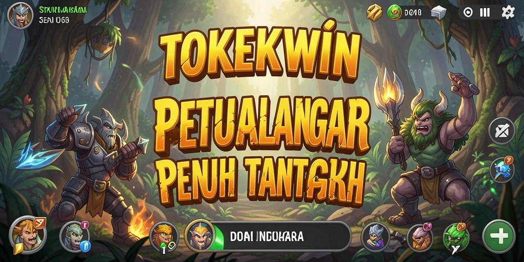 Gameplay menarik dan menantang dalam TOKEKWIN.