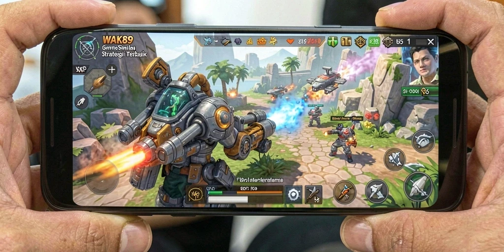 Tampilan seru dari gameplay WAK89 yang penuh strategi.