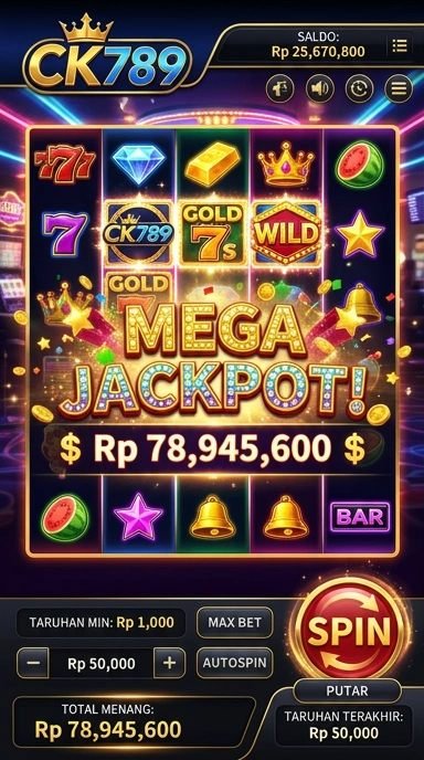 Screenshot tampilan utama ck789 yang memudahkan navigasi.